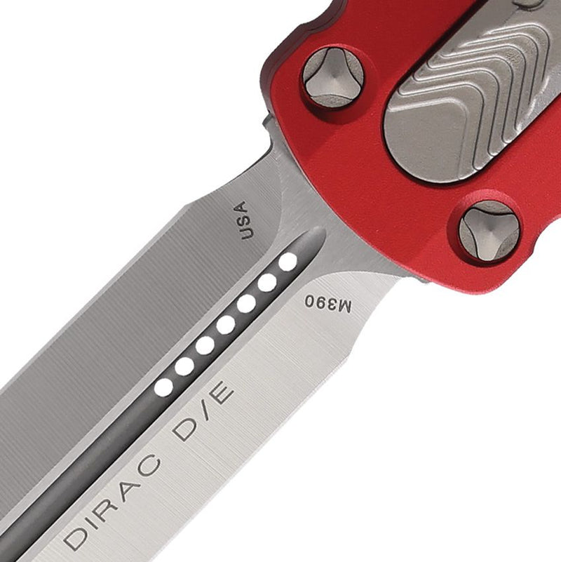 Microtech Auto Dirac D/E OTF Satin Red [225-4RD]