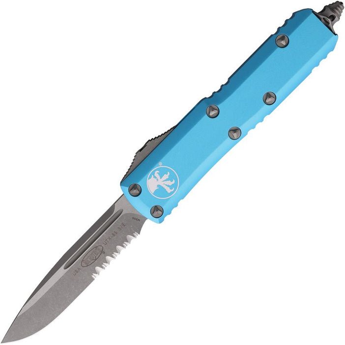 Microtech UTX-85 S/E AP OTF Turquoise (3.13" Apocalyptic) [231-11APTQ]