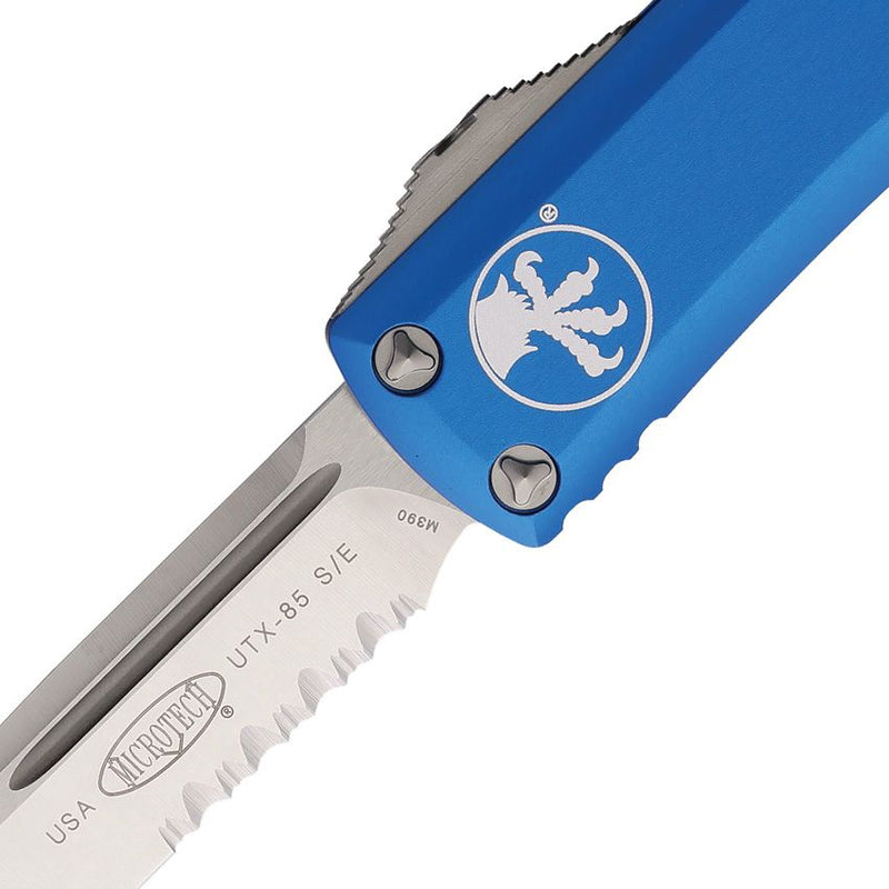 Microtech UTX-85 S/E Blue PS OTF (3.13") [231-5BL] - Image 2