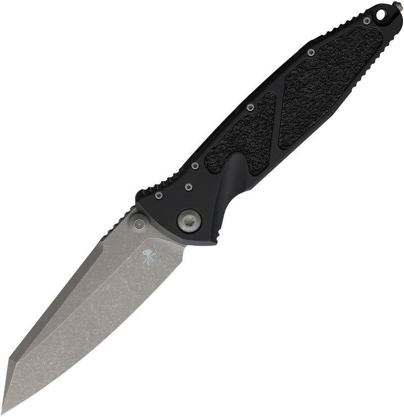 Microtech Socom Elite Warcom Black Aluminum (4.00" Bohler M390MK stainless) Folding Knife [259-10APS] - product view 1