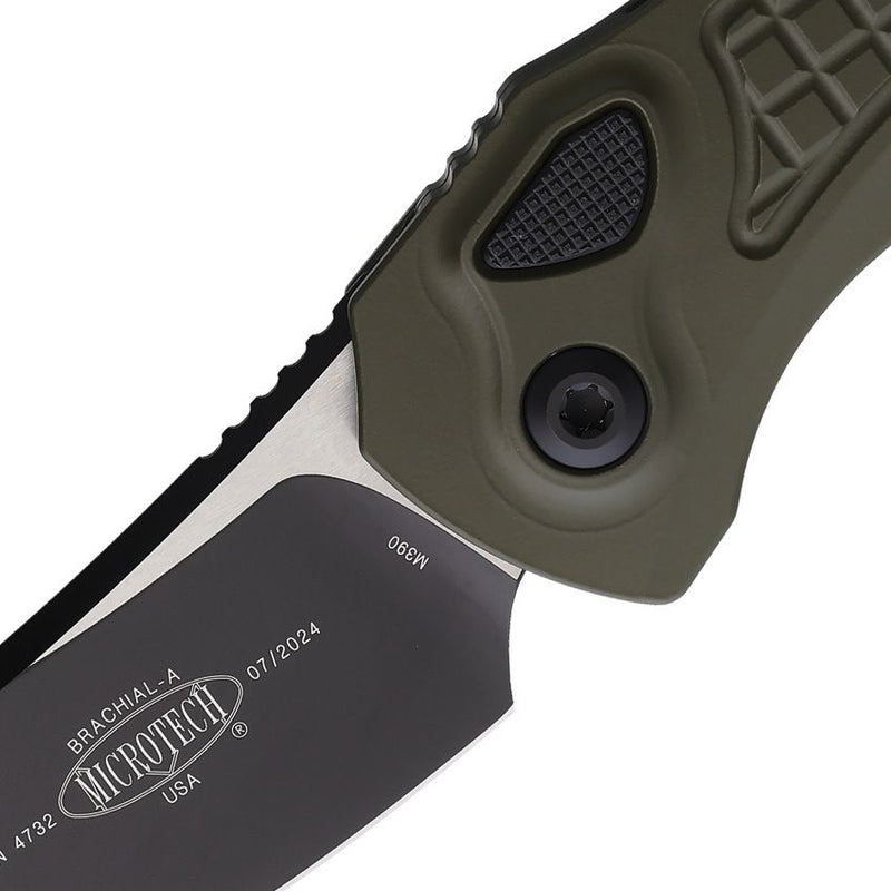 Microtech Auto Brachial Button Lock S/E [268A-1OD]