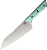 Microtech Chef Knife Stonewash Standard Caribbean Blue G-10 Kitchen Knife [3000-10CA] - product view 1