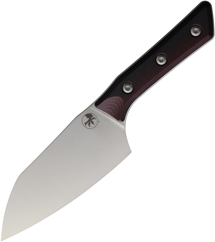 Microtech Santoku 6" Knife Stonewash Standard Black Cherry G-10 Kitchen Knife [3200-10BC] - product view 1