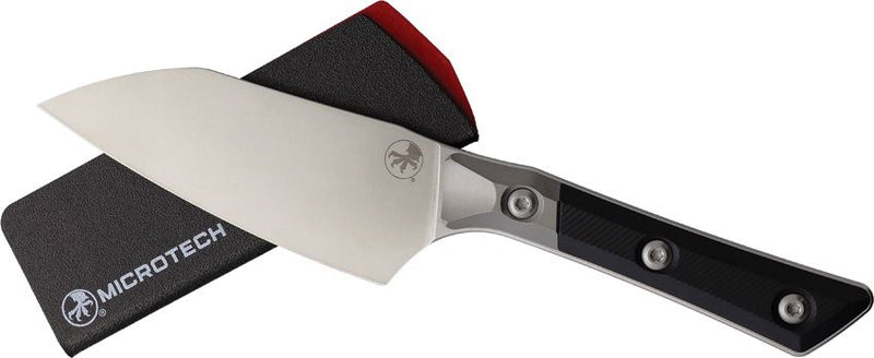 Microtech Santoku SW Black Kitchen Knife [3300B-10BK]