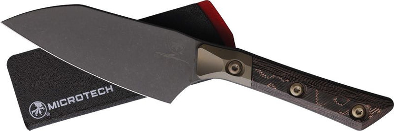 Microtech Santoku DLC Livewire Kitchen Knife [3300B-1DLCLWCFS]