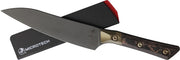 Microtech 6" Utility Knife DLC Standard Bronzed Titanium Bolster Live-Wire Carbon Fiber Kitchen Knife [3400B-1DLCLWCFS] - product view 2