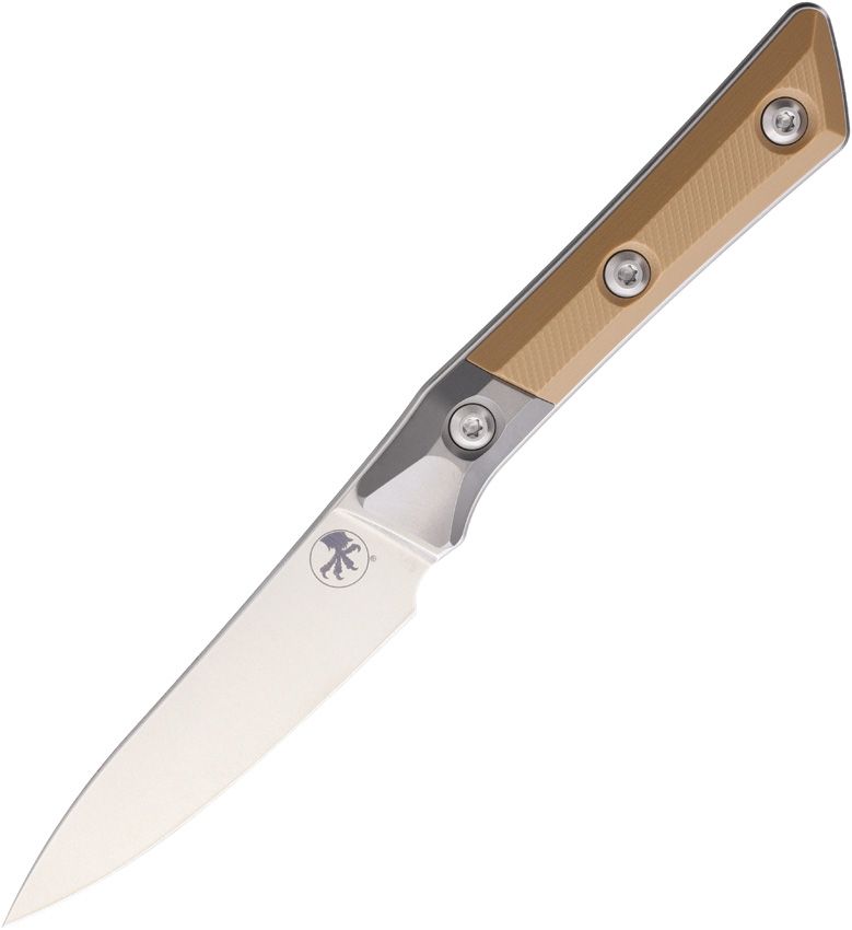 Microtech Paring Knife Tan SW Tan G10 Kitchen Knife [3500B-10CE]