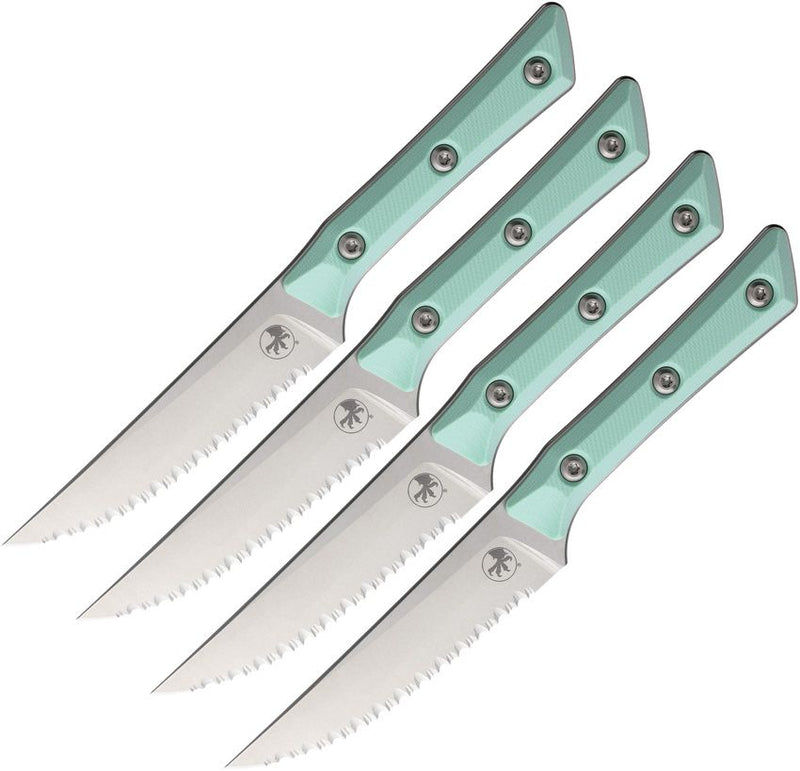 Microtech Steak Knife Set Blue Kitchen Knife [3600-12SETCA]