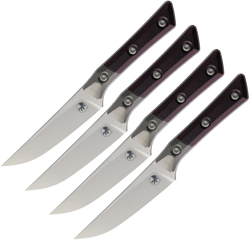 Microtech Steak Knife Set Black Cherry Kitchen Knife [3600B-10SETBC] — view 1