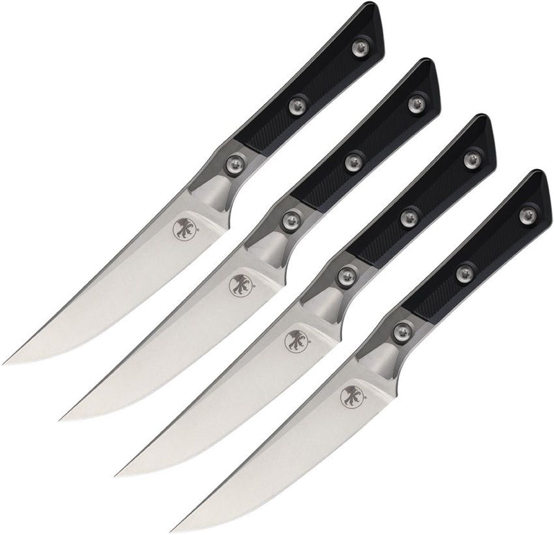 Microtech Steak Knife Set Black Kitchen Knife [3600B-10SETBK]