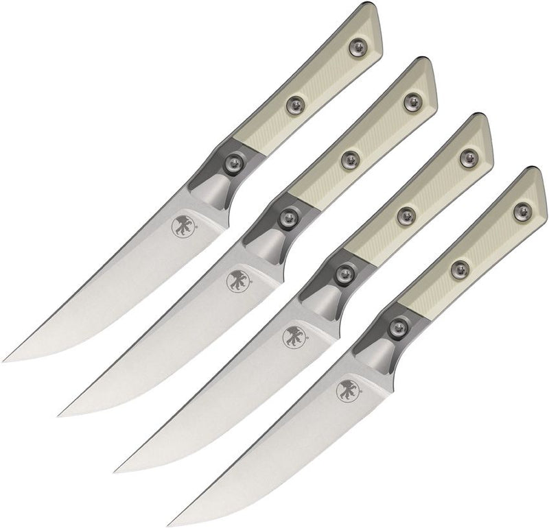 Microtech Steak Knife Set Ivory Kitchen Knife [3600B-10SETIV]