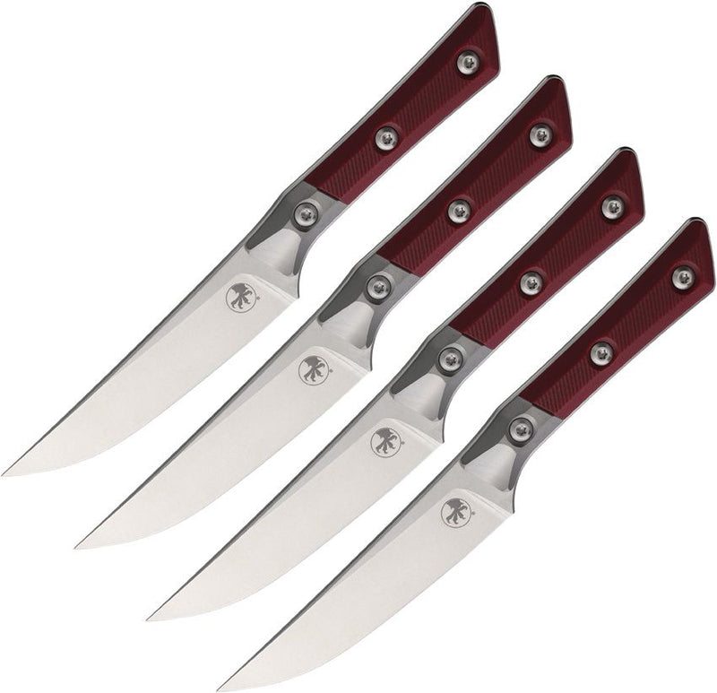 Microtech Steak Knife Set Merlot Kitchen Knife [3600B-10SETMR]