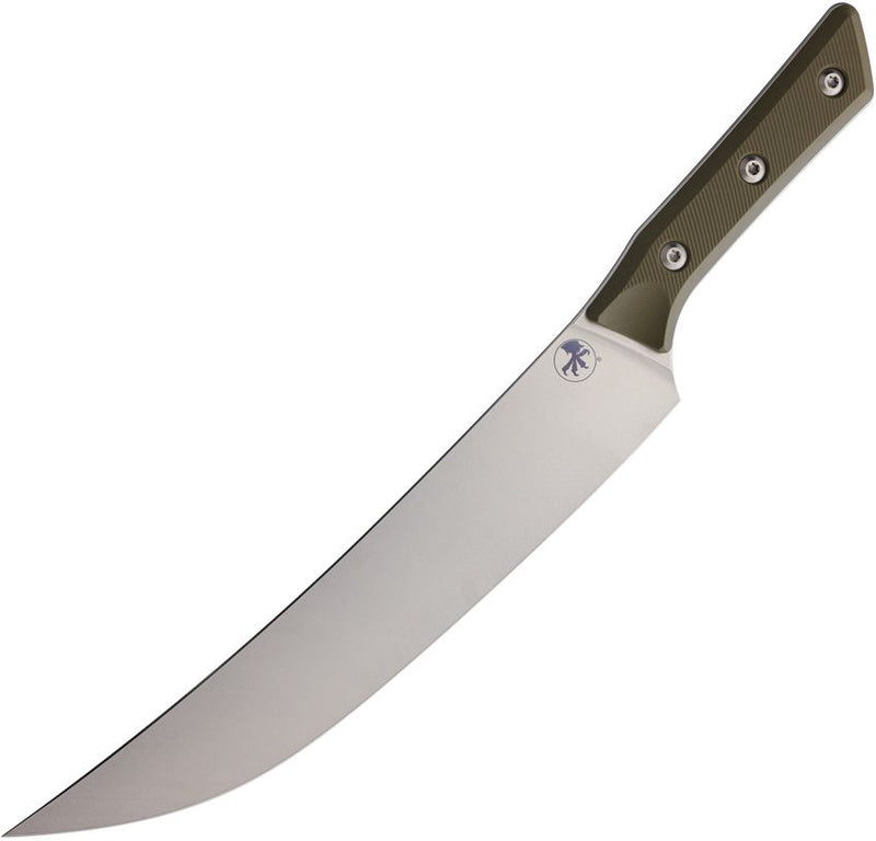 Microtech Butcher Knife 10" SW OD Green G10 Kitchen Knife [3800-10OD]