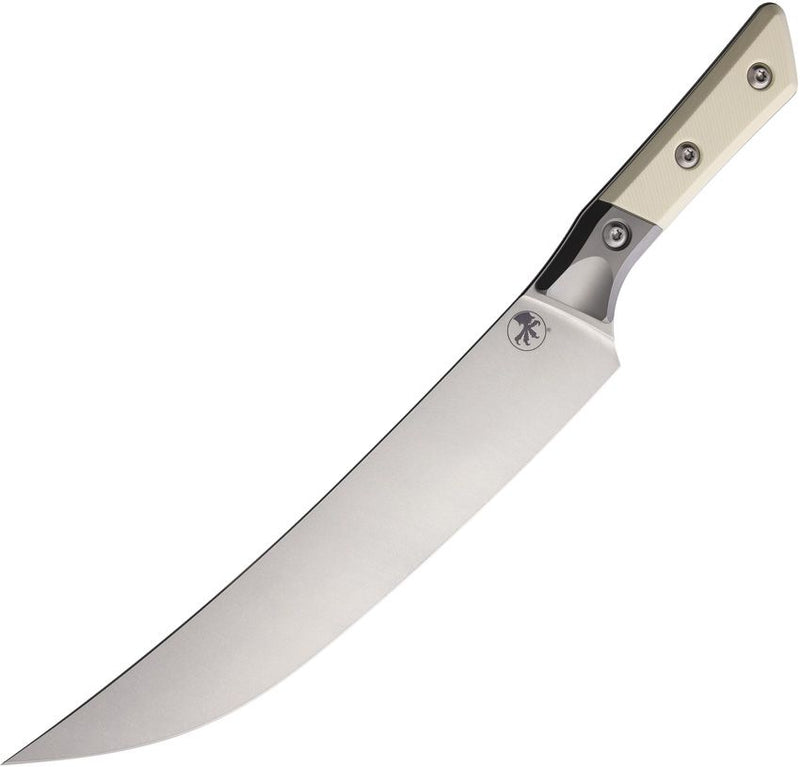 Microtech Butcher Knife 10" SW Ivory Kitchen Knife [3800B-10IV]
