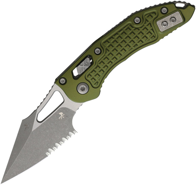 Microtech M-Stitch Ram-Lok OD Frag Folding Knife [169MRL-11APFROD] — view 1