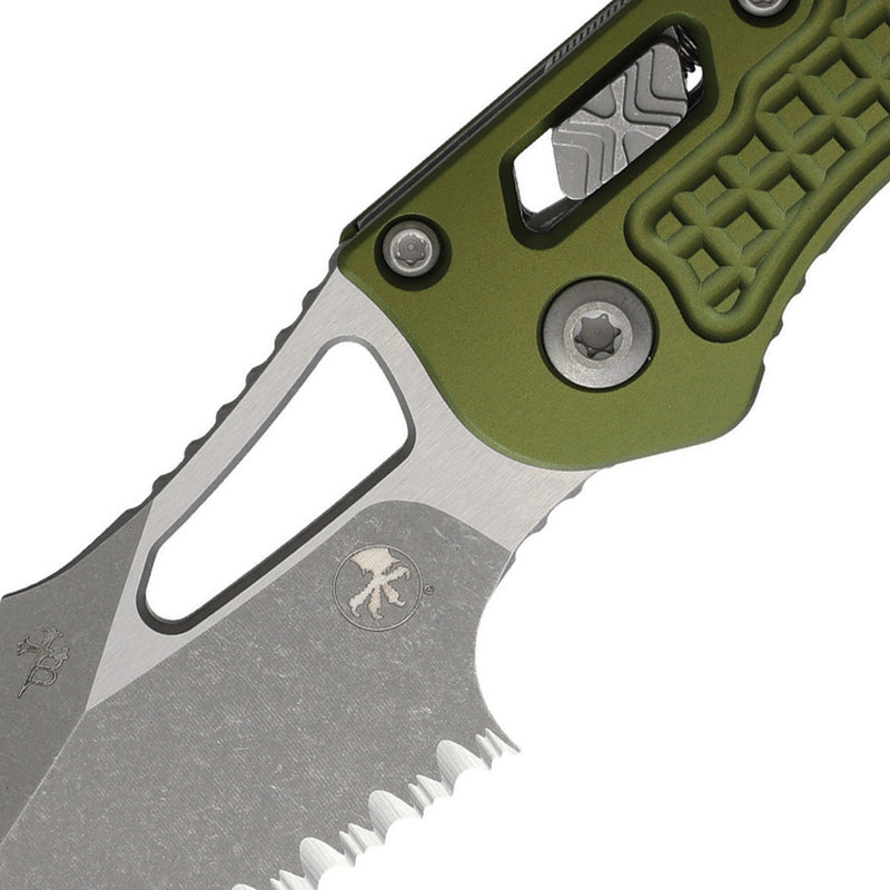 Microtech M-Stitch Ram-Lok OD Frag Folding Knife [169MRL-11APFROD] — view 2