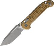 Microtech L.U.D.T. T/E Ram-Lok Frag Tan Folding Knife [1136RL-10APFRTA] — view 1