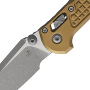 Microtech L.U.D.T. T/E Ram-Lok Frag Tan Folding Knife [1136RL-10APFRTA] — view 2