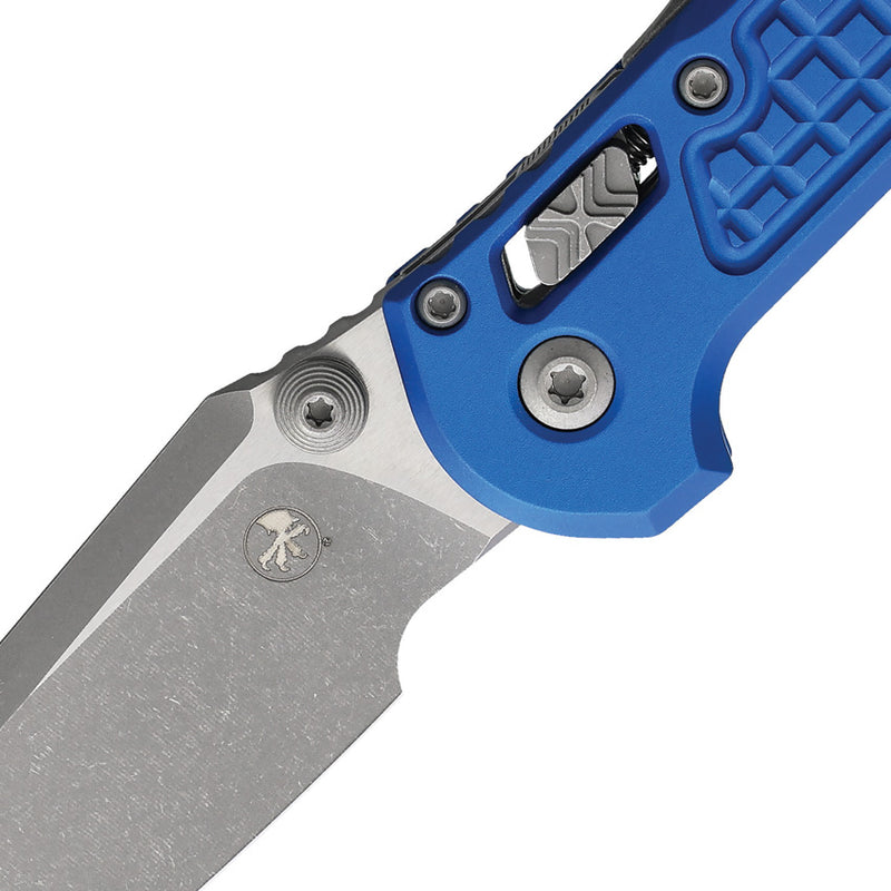 Microtech L.U.D.T. T/E Ram-Lok Frag Blu Folding Knife [1136RL-10APFRBL] — view 2