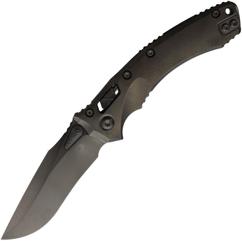 Microtech Amphibian Ram-Lok Select Black Folding Knife [137RL-1DLCTMS2]
