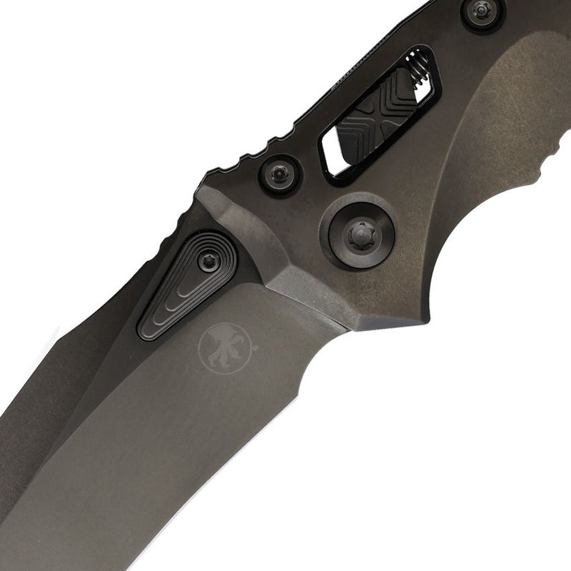 Microtech Amphibian Ram-Lok Select Black Folding Knife [137RL-1DLCTMS2]