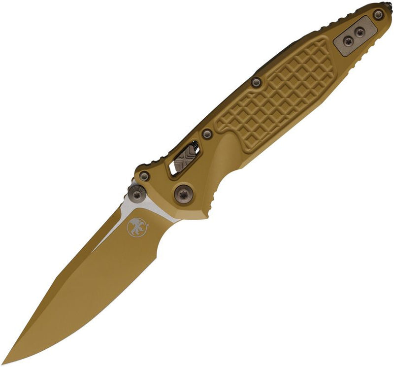 Microtech Socom Ram-Lok RAL8000 Cerakote RAL-8000 Tan Folding Knife [160RL-1FRCRA-Z23]