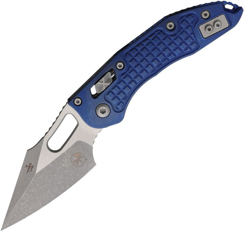 Microtech Stitch S/E Ram Lok AP Blue Folding Knife [169RL-10APFRMS2]