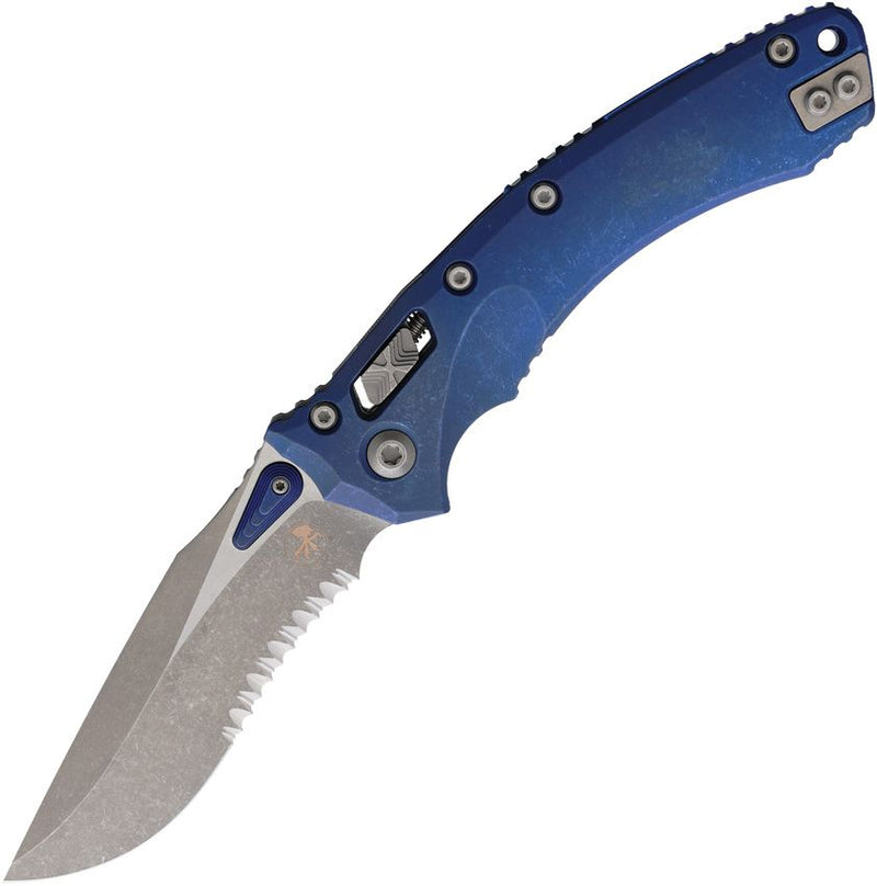 Microtech Amphibian S/E Ram-Lok Part-Serrated Folding Knife [137RL-11APMS2]