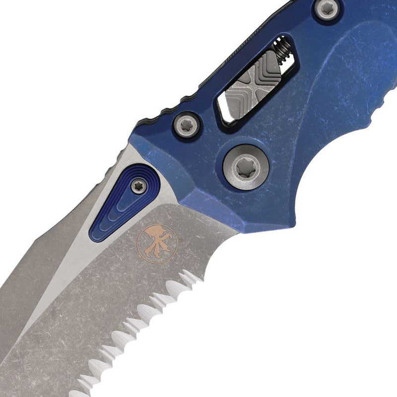 Microtech Amphibian S/E Ram-Lok Part-Serrated Folding Knife [137RL-11APMS2]