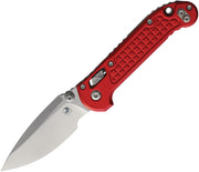 Microtech L.U.D.T RAM-LOK S/E STONEWASH FRAG PATTERN ALUMINIUM RED Red Aluminum (3.50" Bohler M390MK stainless) Folding Knife [1135RL-10FRRD] - product view 1