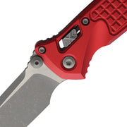 Microtech SOCOM RAM-LOK T/E APOCALYPTIC FRAG PATTERN ALUMINUM RED Folding Knife [161RL-10APFRRD] - product view 2