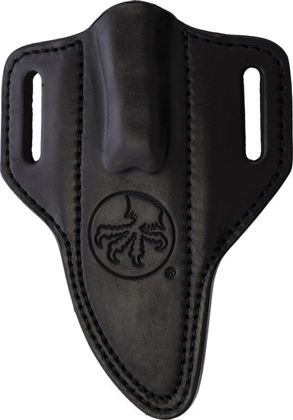 Microtech Akris Dark Earth with Black Leather