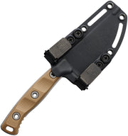 Microtech Akris Dark Earth with Black Kydex