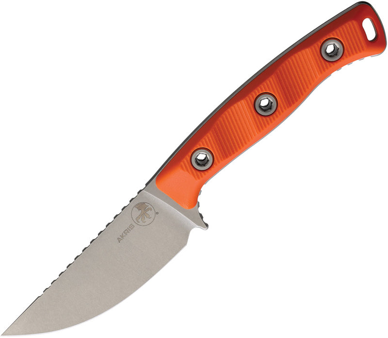 Microtech Akris Fixed Blade Ember Fixed Blade Knife [95-10EM-4] — view 1