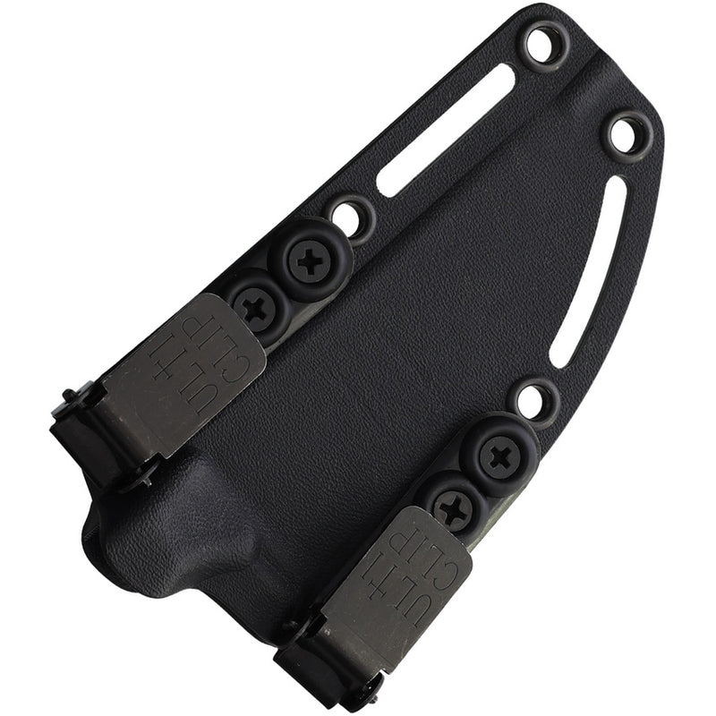 Microtech Akris Stonewash Standard G-10 High Visibility with Black Kydex Sheath Fixed Blade Knife [95-10HV-5] - product view 2