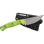 Microtech Akris Stonewash Standard G-10 High Visibility with Black Kydex Sheath Fixed Blade Knife [95-10HV-5] - product view 3