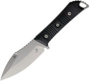 Microtech Always Survive G-10 Black Stonewash Standard Black G-10 (4.4" Bohler M390MK stainless) Fixed Blade Knife [96-10BK] - product view 1