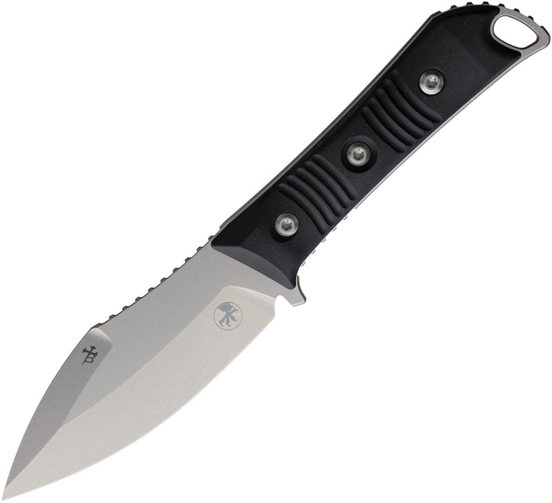 Microtech Always Survive G-10 Black Stonewash Standard Black G-10 (4.4" Bohler M390MK stainless) Fixed Blade Knife [96-10BK] - product view 1