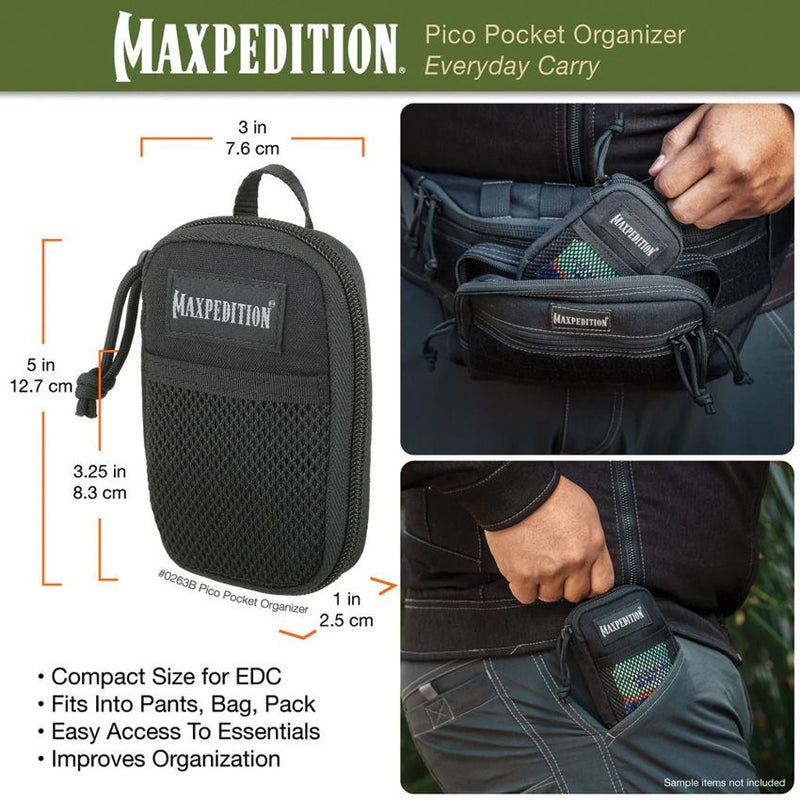 Maxpedition Pico Pocket Organizer Wolf