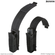 Maxpedition Flashlight Sheath 5in Black [1431B] - product view 6