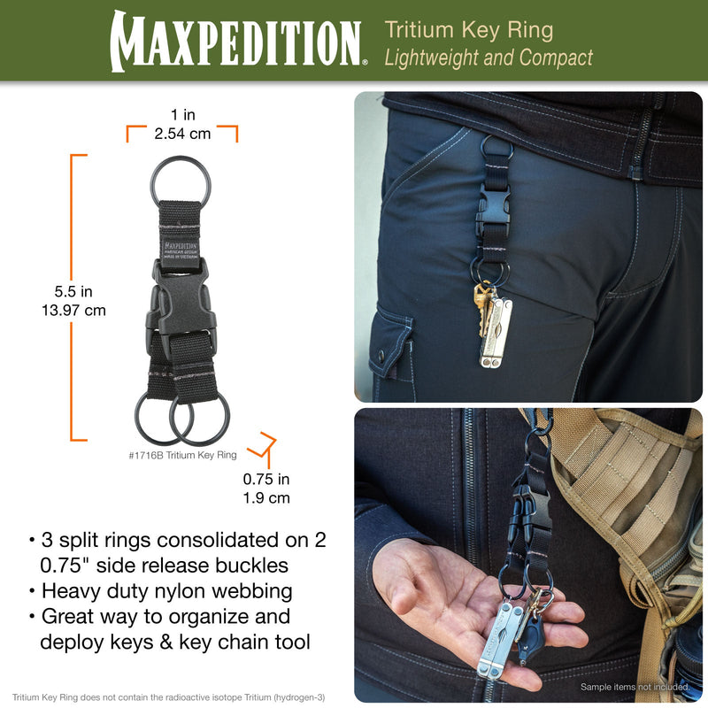 Maxpedition Tritium Keyring [1716B] - product view 4