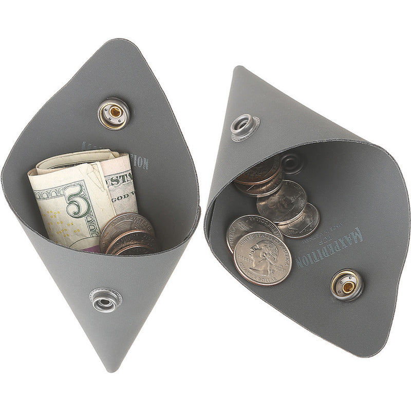 Maxpedition AGR TCP Triangle Coin Pouch Gray [TCPGRY] - product view 2