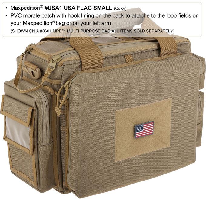 Maxpedition USA Flag Patch - Small [USA1C] - product view 4