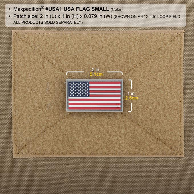 Maxpedition USA Flag Patch - Small [USA1C] - product view 5