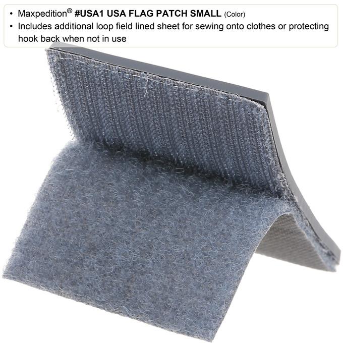 Maxpedition USA Flag Patch - Small [USA1C] - product view 7