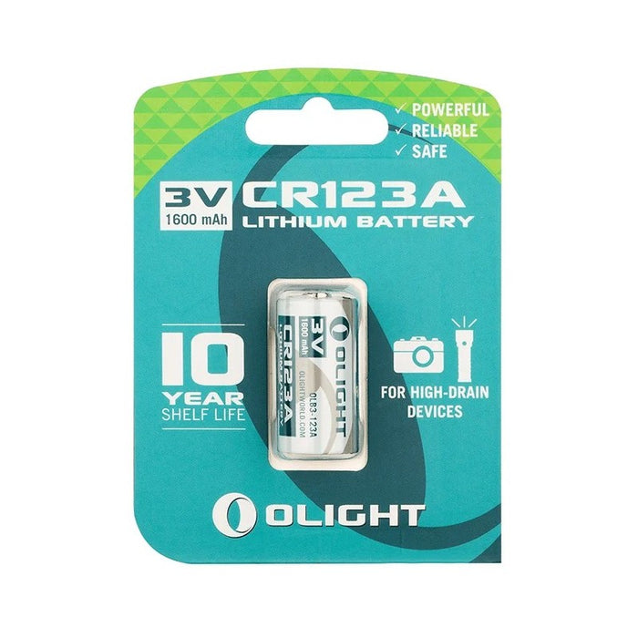 Olight OLB2-123A CR123A Lithium Battery 1600 mAh 3V (ACR123AGIFT)