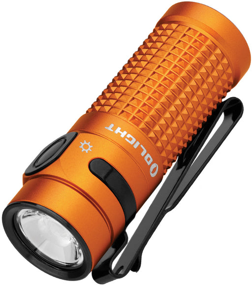 Olight Baton 4 Orange 1300 Lumen Rechargeable EDC Flashlight (OLTBATON4OG) — product view