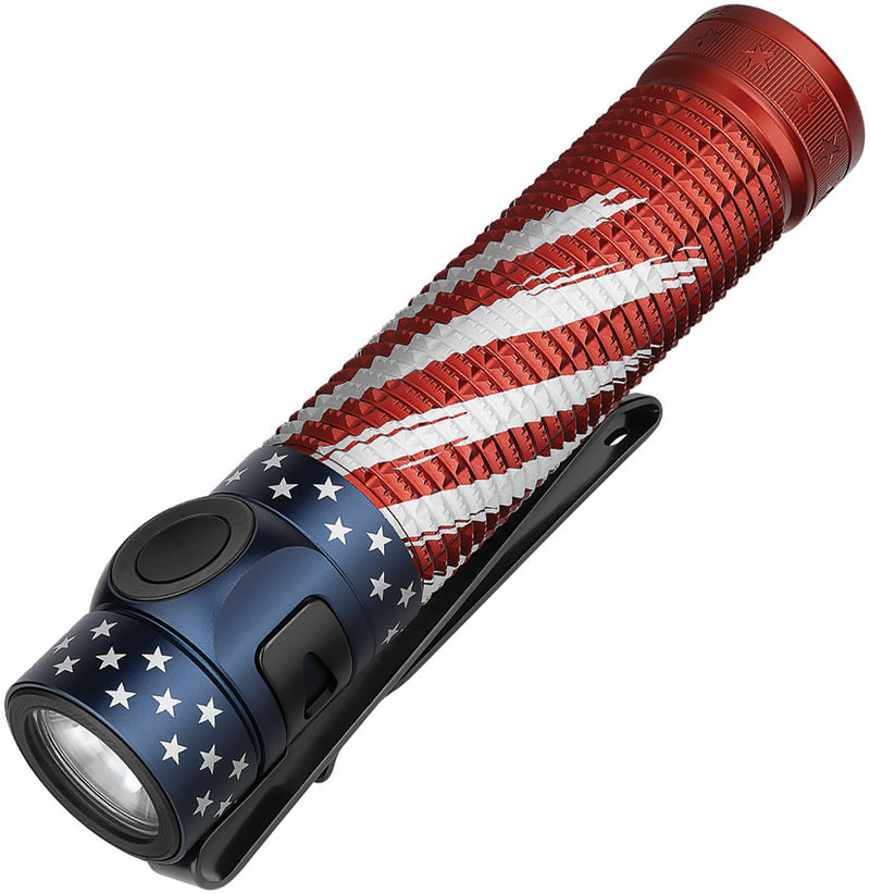 Olight Baton 4 Pro Stars & Stripes 1600 Lumen Rechargeable Flashlight (OLTBATON4PROSSE) — product view