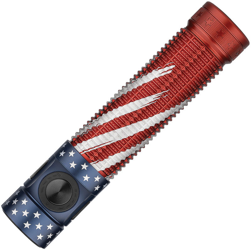 Olight Baton 4 Pro Stars & Stripes 1600 Lumen Rechargeable Flashlight (OLTBATON4PROSSE) — detail view 2