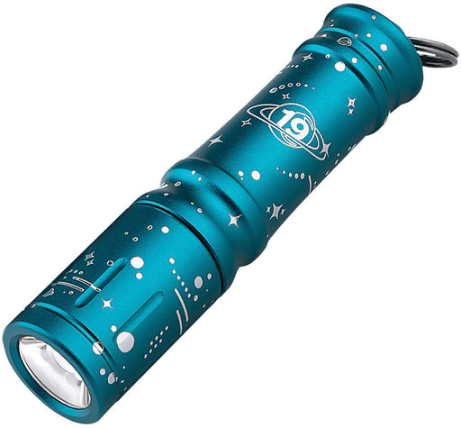 Olight i3E EOS 19th Anniversary Blue AAA Keychain Flashlight (OLTI3E19TH) — product view